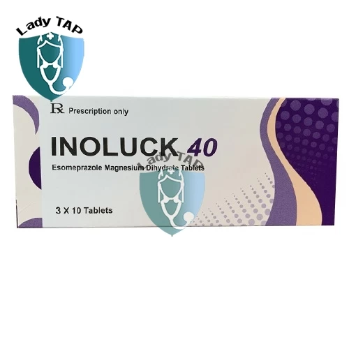 Inoluck 40 Sterling Lab - Điều trị loét dạ dày tá tràng và phòng ngừa loét dạ dày tá tràng