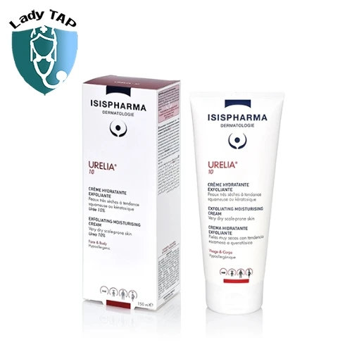 Isis Pharma Urelia 10 150ml - Kem bôi ngoài da dưỡng ẩm và làm mềm da