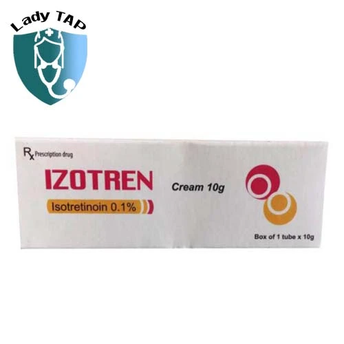 Izotren Cream 0,05% 10g Nam Hà - Thuốc điều trị mụn trứng cá hiệu quả