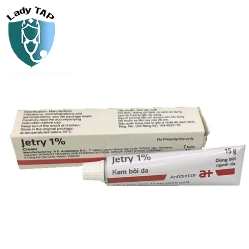 Jetry 1% Antibiotice - Thuốc điều trị nấm da hiệu quả
