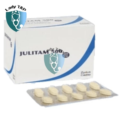 Julitam 500 Cadila - Thuốc điều trị động kinh