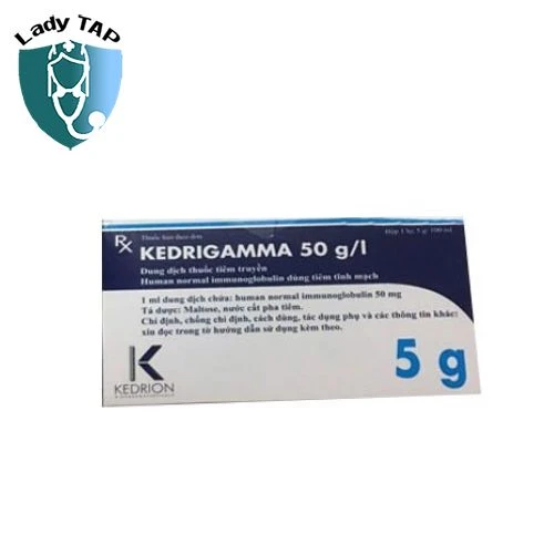 Kedrigamma 2.5g Kedrion - Điều trị hội chứng suy giảm miễn dịch nguyên phát