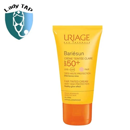 Kem chống nắng Uriage Bariesun Creme Teintee Claire SPF50+ 50ml