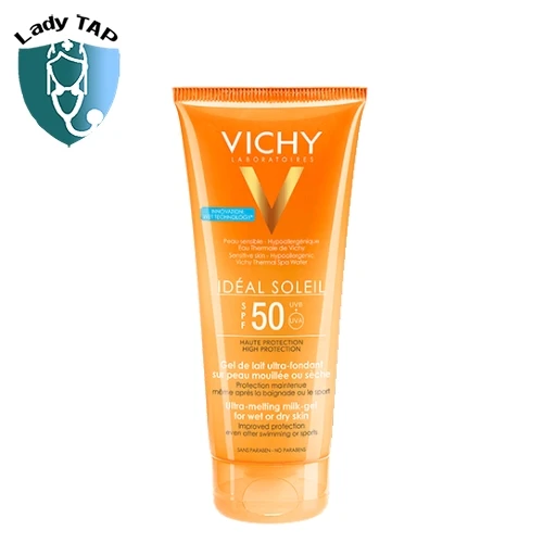 Kem chống nắng Vichy Ideal Soleil Body Milk Gel SPF50 200ml - Bảo vệ da dưới nắng