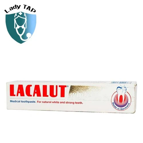 Kem đánh răng Lacalut White 75ml Dr.Theiss - Bảo vệ men răng