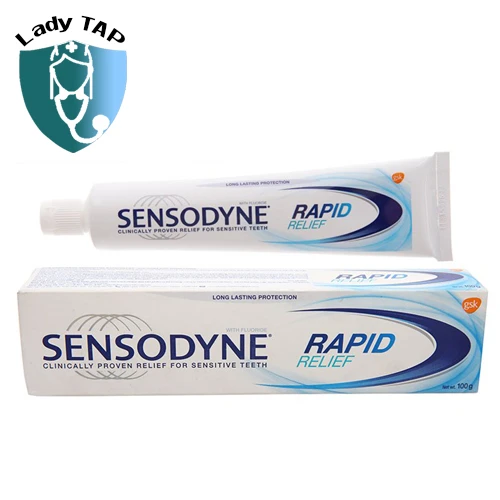 Kem đánh răng Sensodyne Rapid Relief 100g - Giúp giảm ê buốt