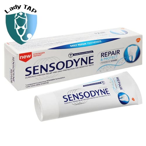 Kem đánh răng Sensodyne Repair & Protect 100g - Giúp giảm ê buốt răng hiệu quả