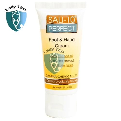 Sali-10 Perfect 30g Gamma Chemicals - Kem bôi điều trị khô da, nứt gót 