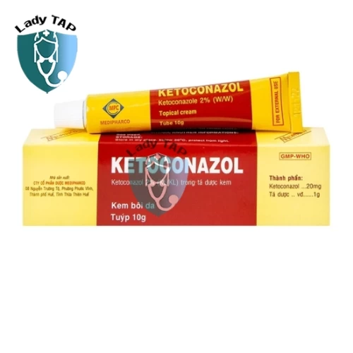 Ketoconazol 10g Medipharco - Điều trị các bệnh nấm ở da và niêm mạc