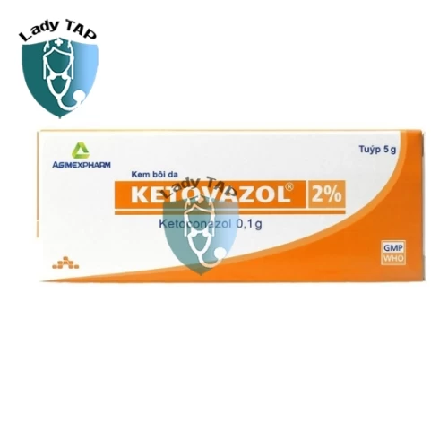 Ketovazol 2% 5g Agimexpharm - Thuốc bôi ngoài trị viêm da