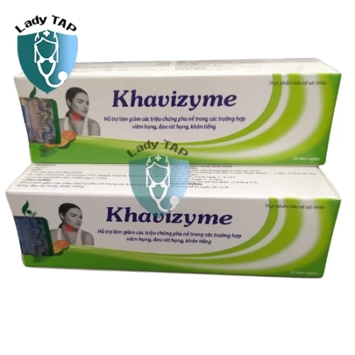 Khavizyme Vihome - Giảm các triệu chứng phù nề