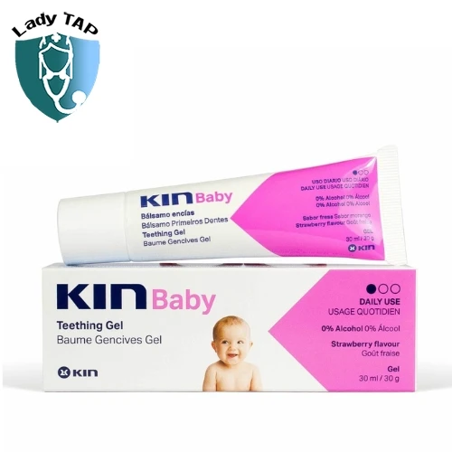Kin Baby Teething Gel 30ml - Gel bôi giảm sưng nứu ở trẻ