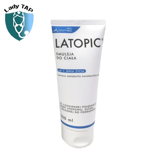 Latopic Body Emulsion 200ml Biomed - Nhũ tương làm mềm da