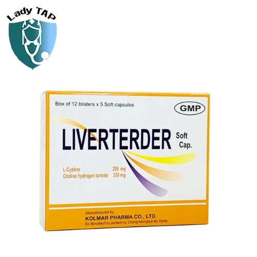 Liverterder soft capsule Kolmar Korea - Điều trị tăng sắc tố da và ngăn ngừa rụng tóc