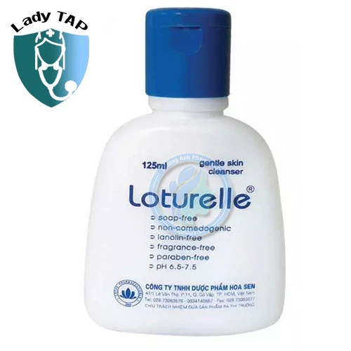 Loturelle 125ml Dược Phẩm Hoa Sen - Sữa rửa mặt dưỡng da, sát khuẩn, ngừa mụn