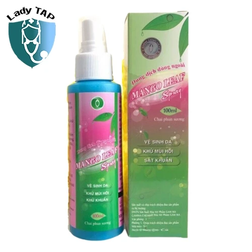 Mango Leaf Spray 100ml Gamma - Xịt sát khuẩn bảo vệ gia đình