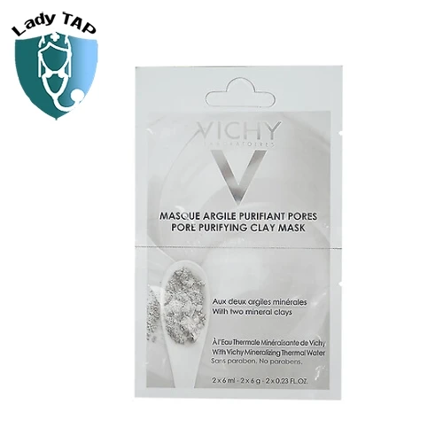 Mặt nạ Vichy Purete Thermale Pore Purifying Clay Mask (2x6ml) - Sạch sâu, thanh lọc da và se khít lỗ chân lông