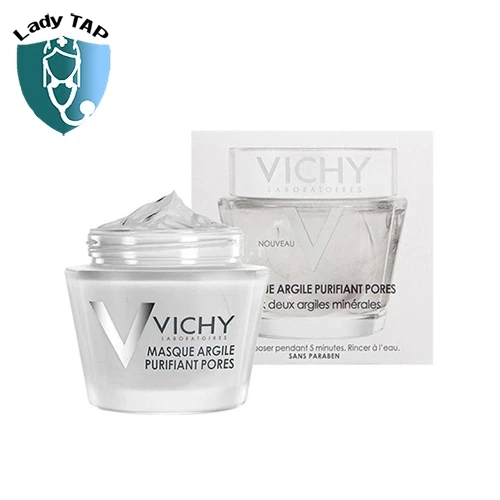 Mặt nạ Vichy Purete Thermale Pore Purifying Clay Mask 75ml - Mặt nạ bùn khoáng dưỡng da giúp thải độc tố