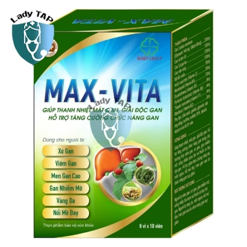 Max-vita Robin Group - Tác dụng thanh nhiệt, giải độc gan, mát gan