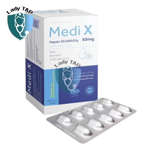 Medi X VShine - Hỗ trợ giảm viêm, giảm phù nề trong viêm đường hô hấp