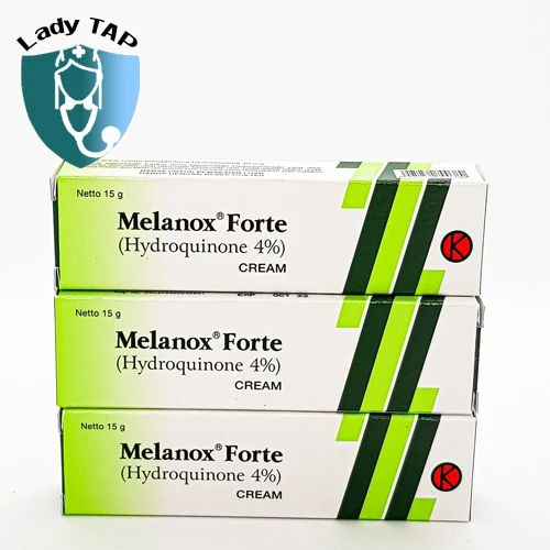 Melanox Forte (Hydroquinone 4%) 15g PT. Surya - Kem bôi trị nám và tàn nhang