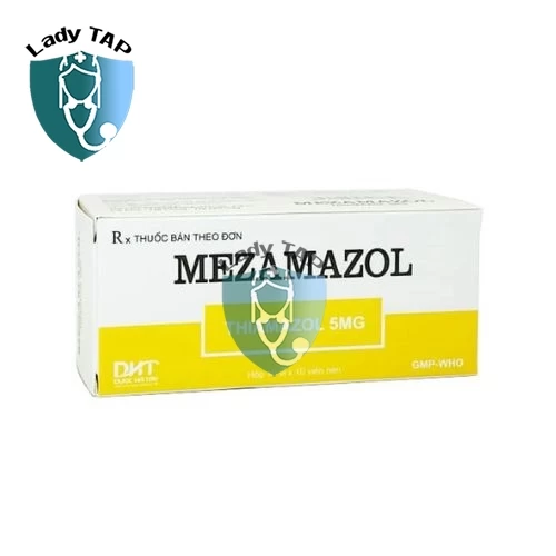 Mezamazol 5mg Hataphar - Điều trị triệu chứng cường giáp