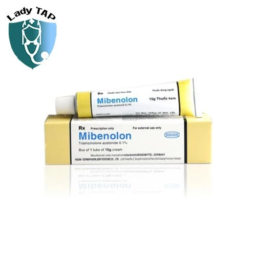 Mibenolon 15g Hasan-Dermapharm - Điều trị các bệnh trên bề mặt da như viêm da, dị ứng da