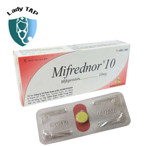 Mifrednor 10 - Thuốc tránh thai khẩn cấp 120h của Agimexpharm