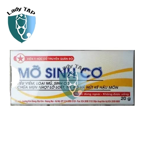 Mỡ Sinh Cơ 20g ‌Quân‌ ‌Đội‌ - Giảm đau, tiêu viêm, tăng liền sẹo