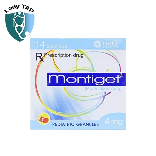 Montiget 4mg (gói) Getz Pharma - Thuốc điều trị hen mãn tính