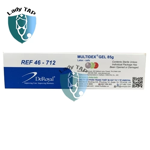 Multidex Gel 85g DeRoyal - Giúp điều trị các vết loét dễ lây lan