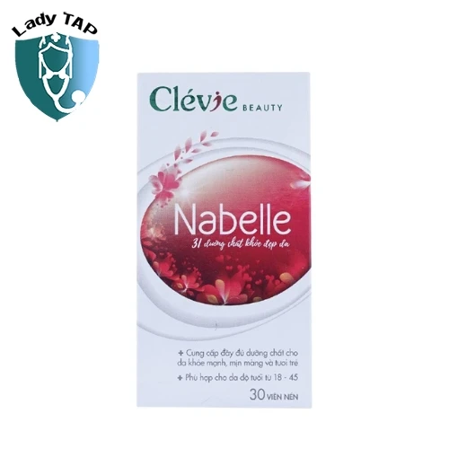Nabelle (lọ 30 viên) CLÉVIE - Viên uống đẹp da bổ sung dưỡng chất