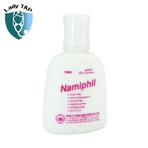 Namiphil 125ml Dược phẩm Hoa Sen - Dung dịch làm sạch da hiệu quả