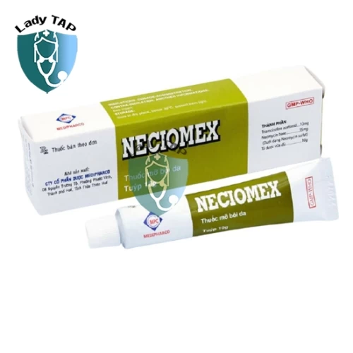 Neciomex 10g Medipharco - Thuốc điều trị các bệnh lý da liễu