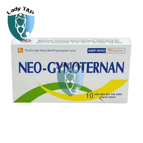 Neo-Gynoternan - Thuốc đặt điều trị viêm phụ khoa của Mekọphar