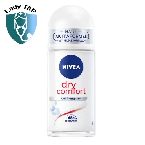 Nivea Dry Comfort 50ml - Lăn khử mùi dành cho nữ giúp khô thoáng suốt 48 giờ