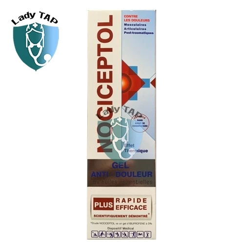 Nociceptol Gel 120ml Polidis Laboratoirc - Giúp giảm đau hiệu quả