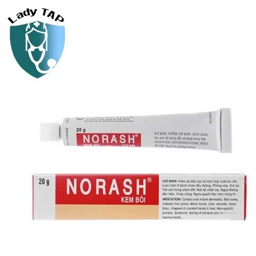 Norash Cream 20g Raptakos - Điều trị cho bệnh nhân phỏng nhẹ