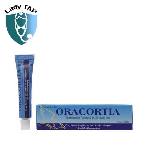 Oracortia 5g Patana - Thuốc chống viêm khoang miệng