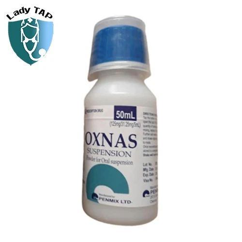 Oxnas Suspension 125mg/31,25mg Penmix - Thuốc trị viêm xoang, viêm tai giữa 
