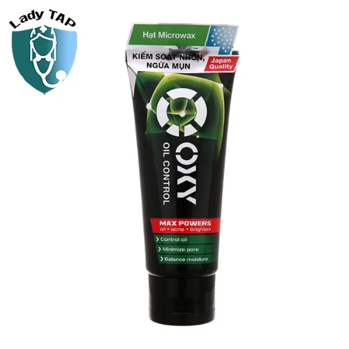 Oxy Oil Control 100g - Sữa rửa mặt cho nam giúp sạch bã nhờn