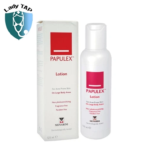 Papulex Lotion 125ml Menarini - Tinh chất ngăn ngừa mụn và giảm thâm