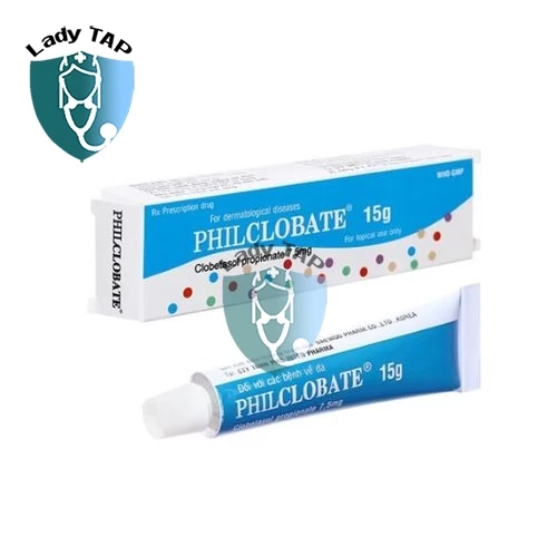 Philclobate 15g - Điều trị viêm da, chàm, chàm dị ứng