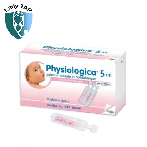 Physiodose (40 ống x 5ml) Gifrer - Nước muối sinh lý cho trẻ em