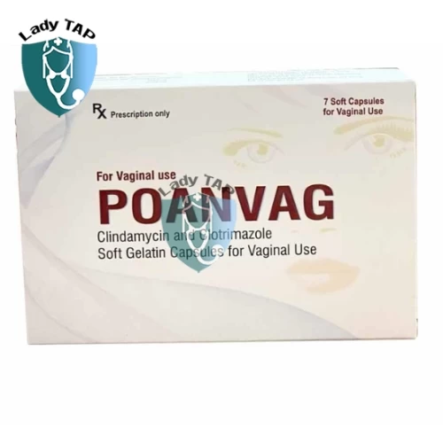 Poanvag - Viên đặt điều trị viêm âm đạo hiệu quả của Ấn Độ