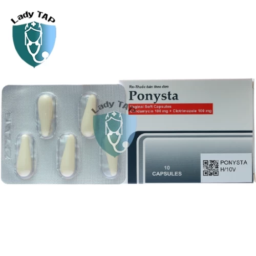 Ponysta - Thuốc đặt điều trị viêm âm đạo hiệu quả