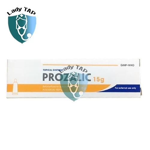 Prozalic 15g dược phẩm Gia Nguyễn - Kem bôi da điều trị viêm da mãn tính (10 type)