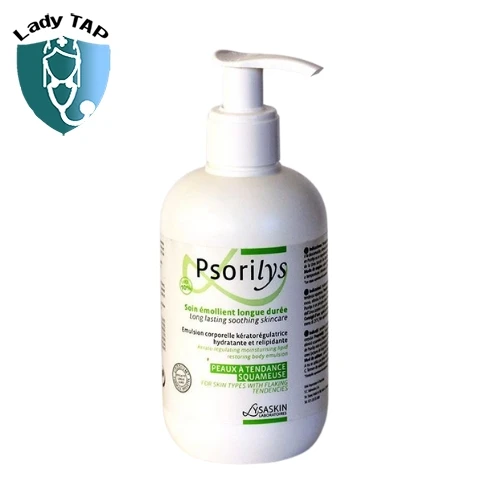 Psorilys 200ml Lysaskin - Kem dưỡng ẩm hỗ trợ điều trị vảy nến