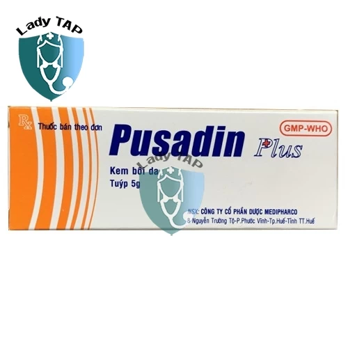 Pusadin plus Medipharco - Thuốc được chỉ định trong điều trị các bệnh da liễu