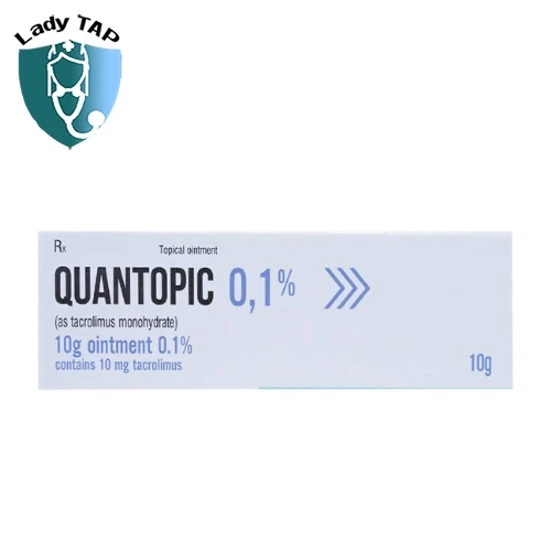 Quantopic 0,1% 10g Quapharco - Thuốc điều trị viêm da thể tạng hiệu quả